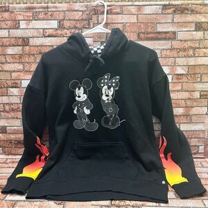VANS X Disney Punk Mickey Mouse & Minnie 90’s Pullover Hoodie S